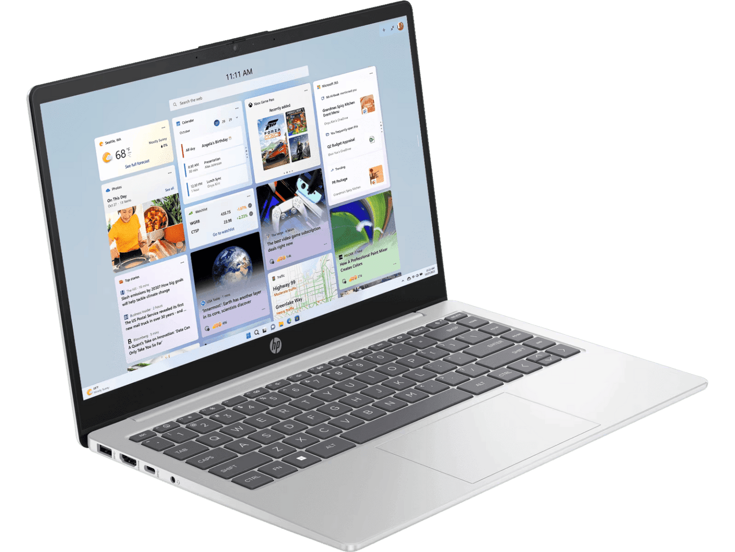 HP Laptop - 14 inch 14-em0043AU, Silver
