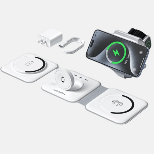 UCOMX 3-in-1 Foldable Wireless Charging Station